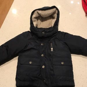 Navy blue Old Navy toddler puffer jacket